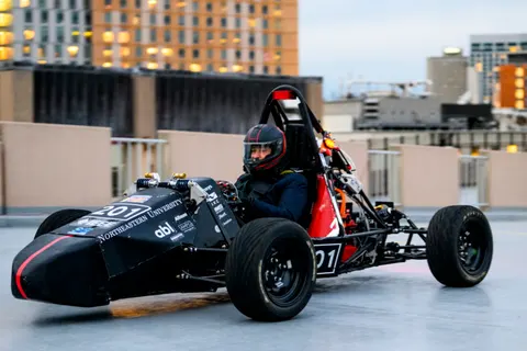 Northeastern Electric Racing formula-style electric vehicle